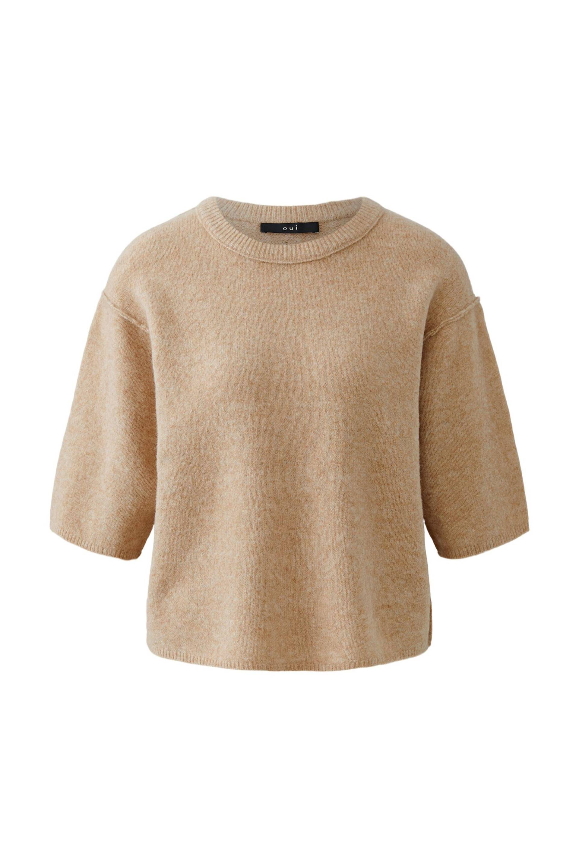 Oui - Pullover beigemel - Gr. - 38 von Oui