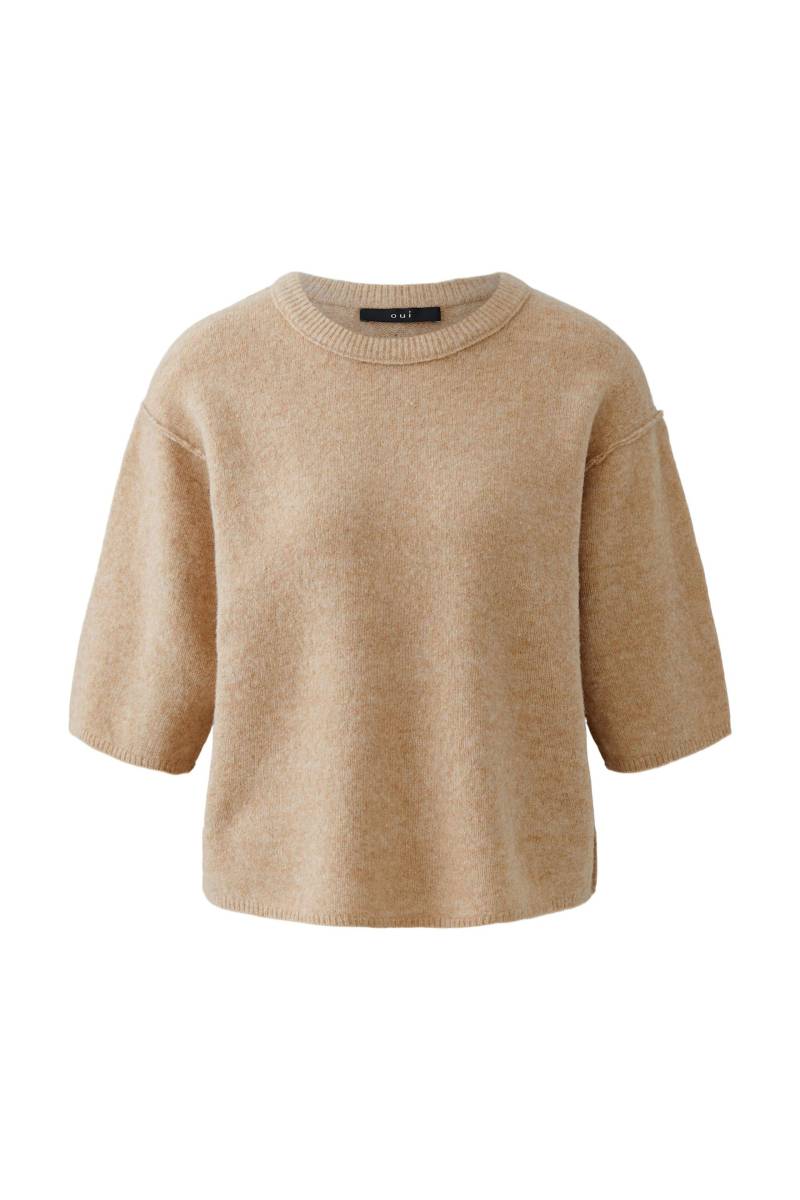 Oui - Pullover beigemel - Gr. - 38 von Oui