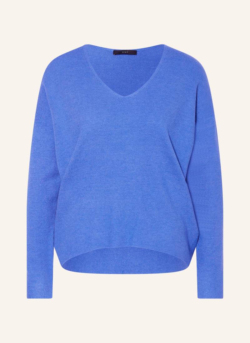 Oui Pullover blau von Oui