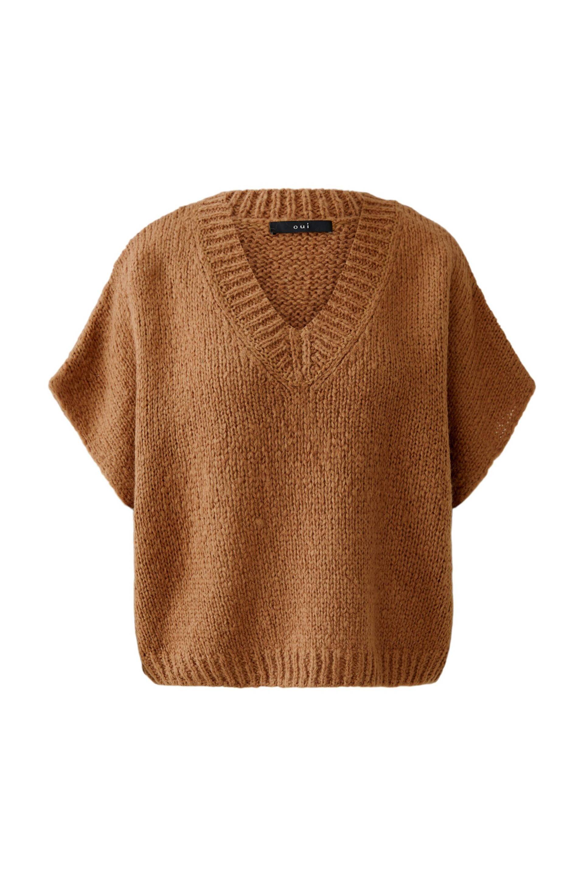 Oui - Pullover camel - Gr. - 36 von Oui