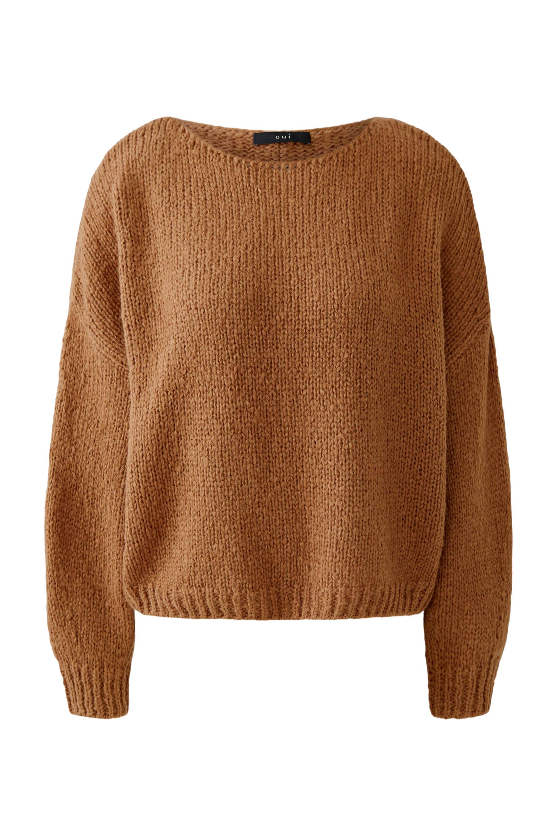 Oui - Pullover camel - Gr. - 38 von Oui