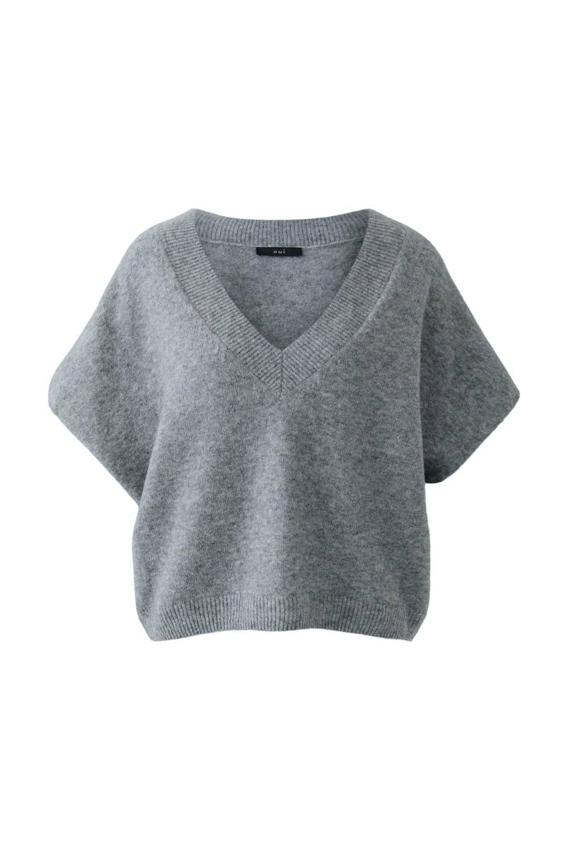 Oui - Pullover graphite - Gr. - 40 von Oui