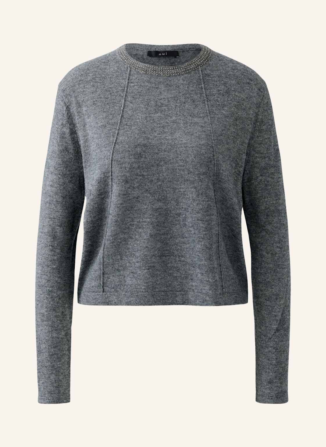 Oui Pullover grau von Oui