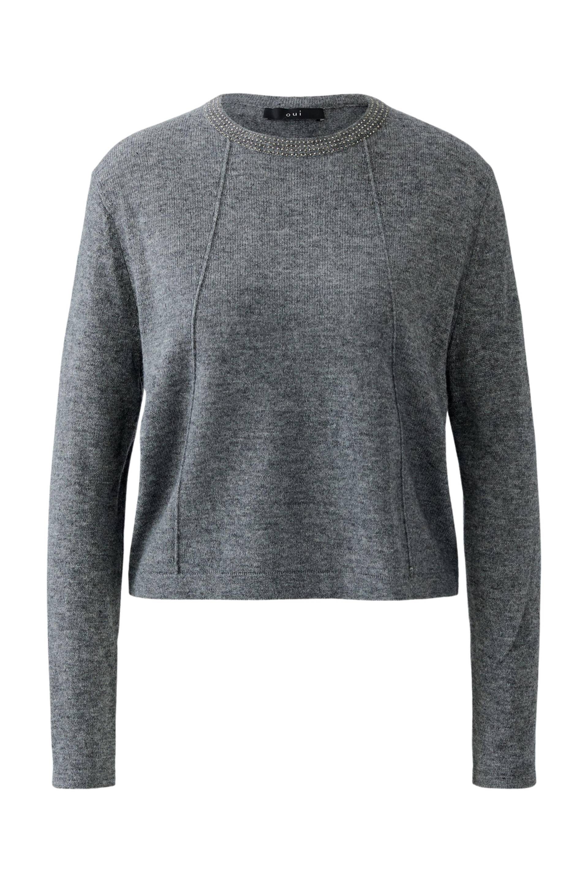 Oui - Pullover grey - Gr. - 34 von Oui