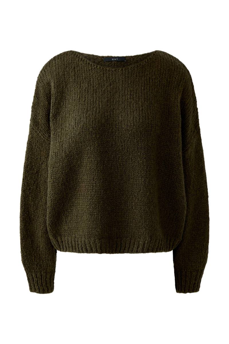 Oui - Pullover khaki - Gr. - 40 von Oui
