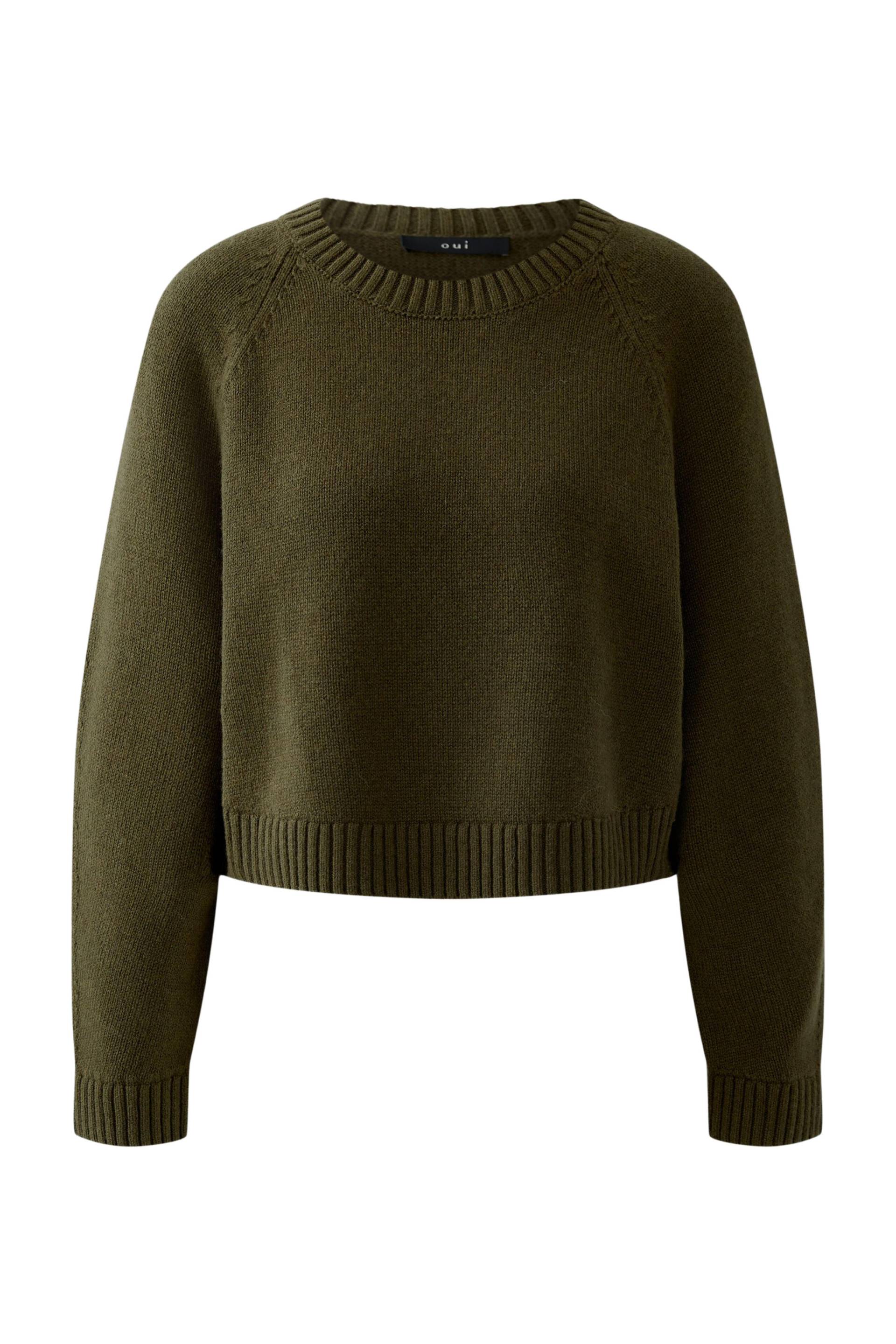 Oui - Pullover khaki - Gr. - 40 von Oui