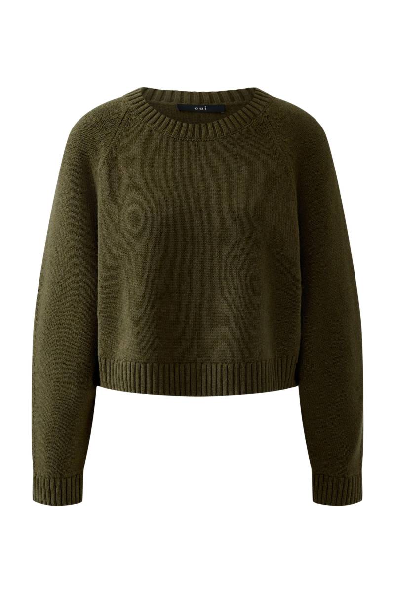 Oui - Pullover khaki - Gr. - 42 von Oui