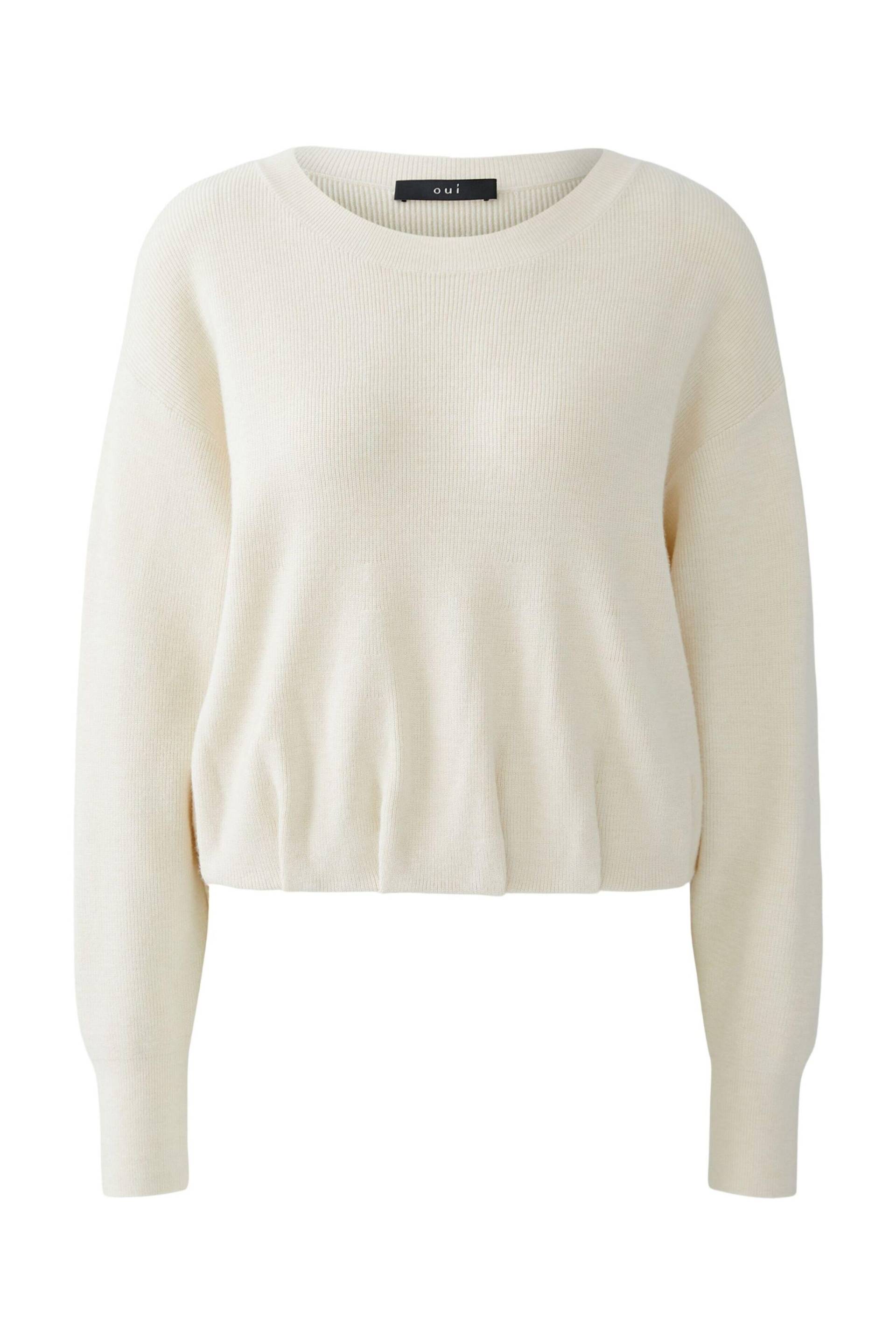 Oui - Pullover offwhite - Gr. - 38 von Oui