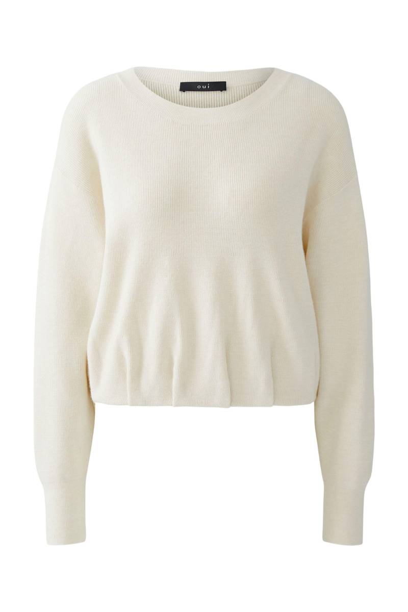 Oui - Pullover offwhite - Gr. - 38 von Oui
