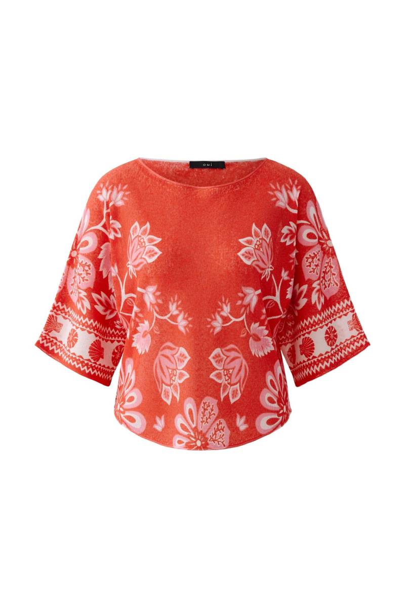 Oui - Pullover red rose - Gr. - 42 von Oui