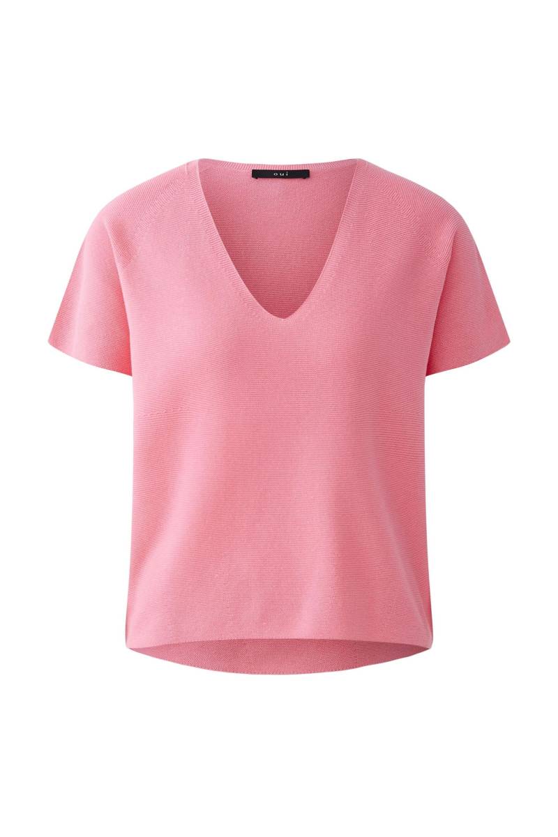 Oui - Pullover reine Baumwolle aurora pink - Gr. - 38 von Oui
