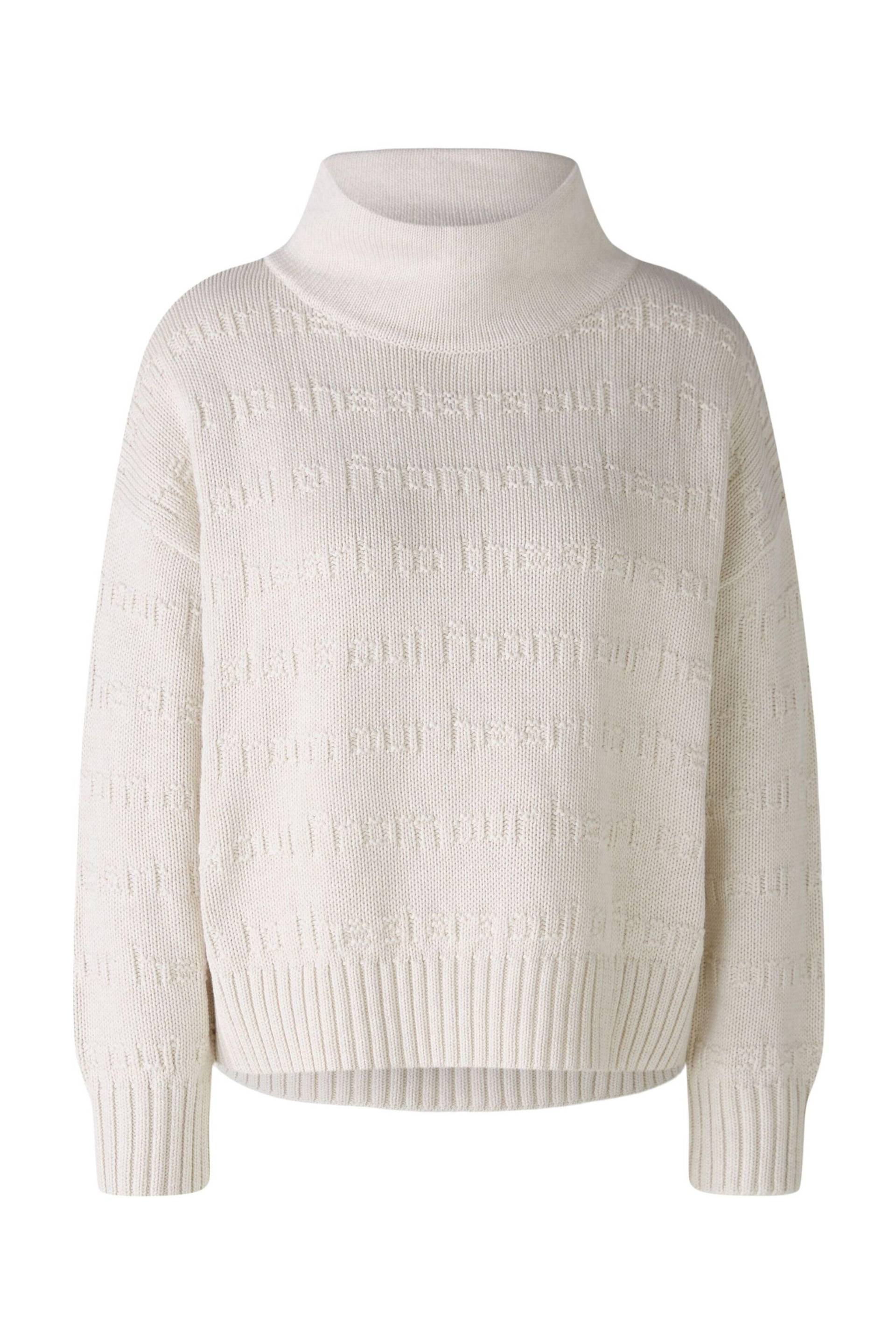 Oui - Pullover reine Baumwolle offwhite - Gr. - 34 von Oui