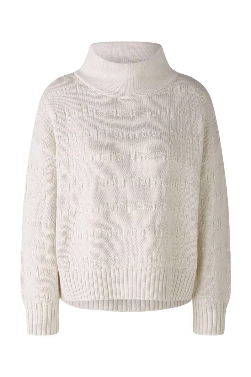 Oui - Pullover reine Baumwolle offwhite - Gr. - 34 von Oui