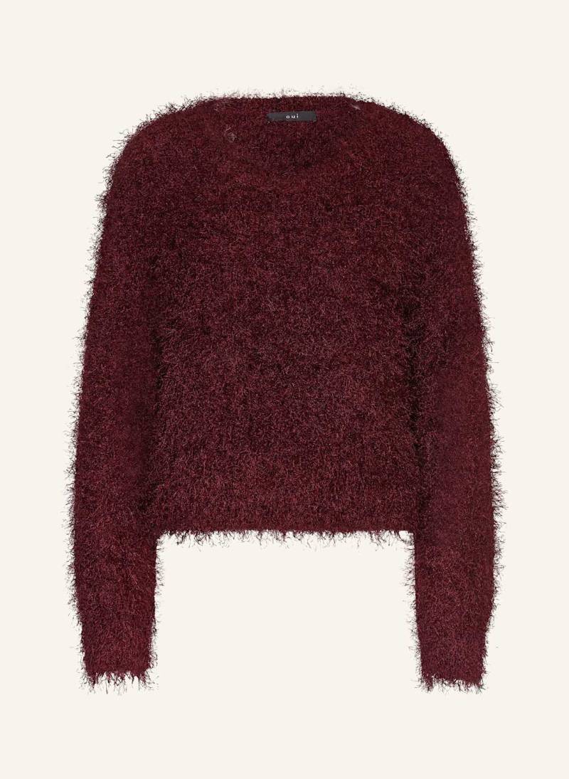 Oui Pullover rot von Oui
