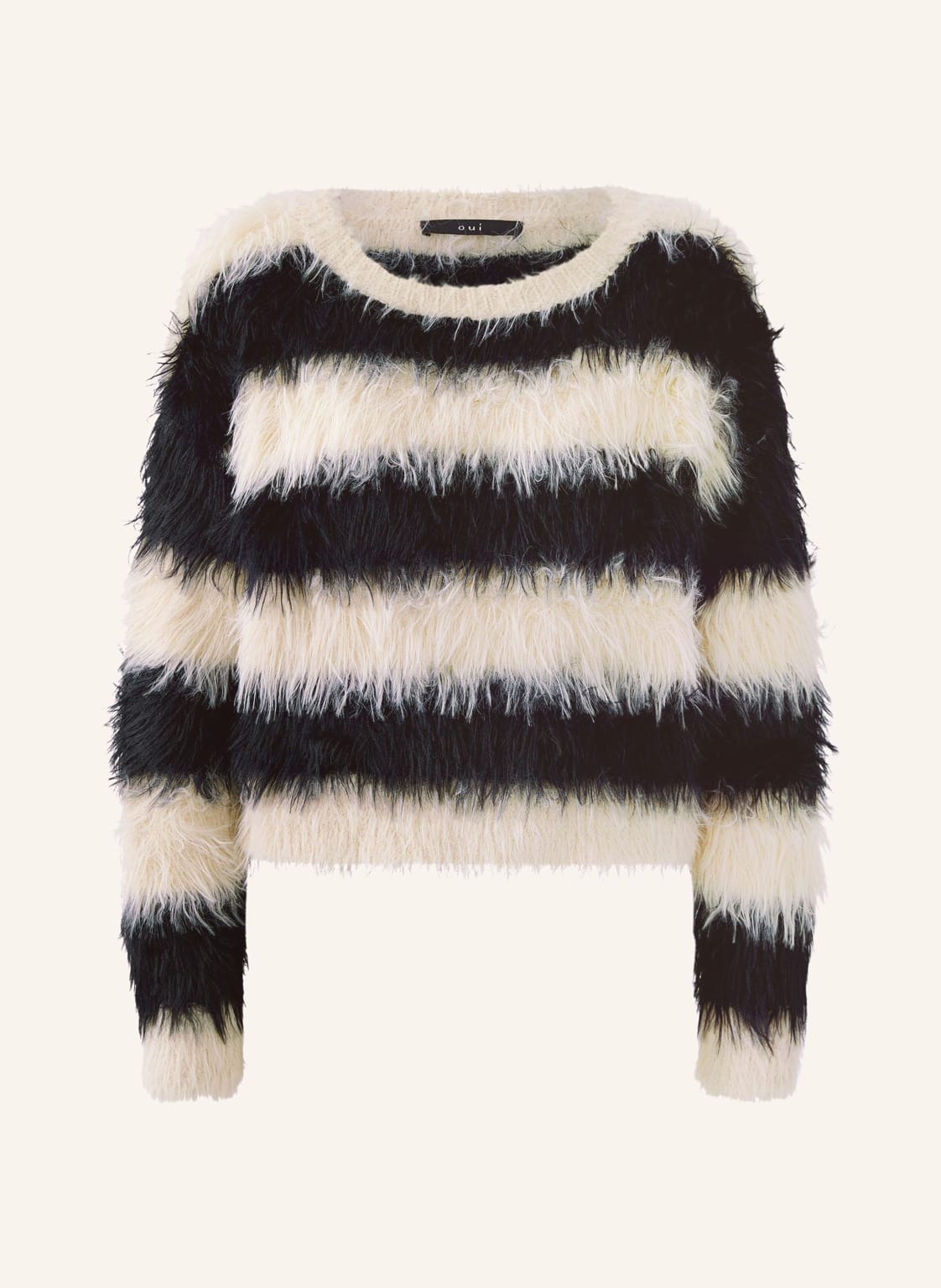 Oui Pullover schwarz von Oui