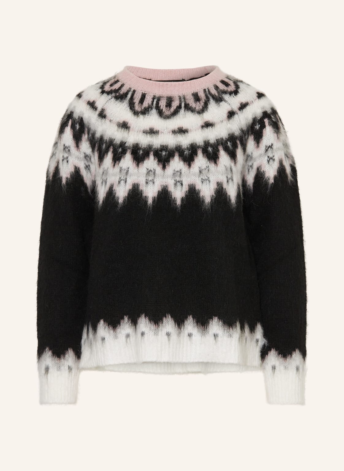 Oui Pullover schwarz von Oui