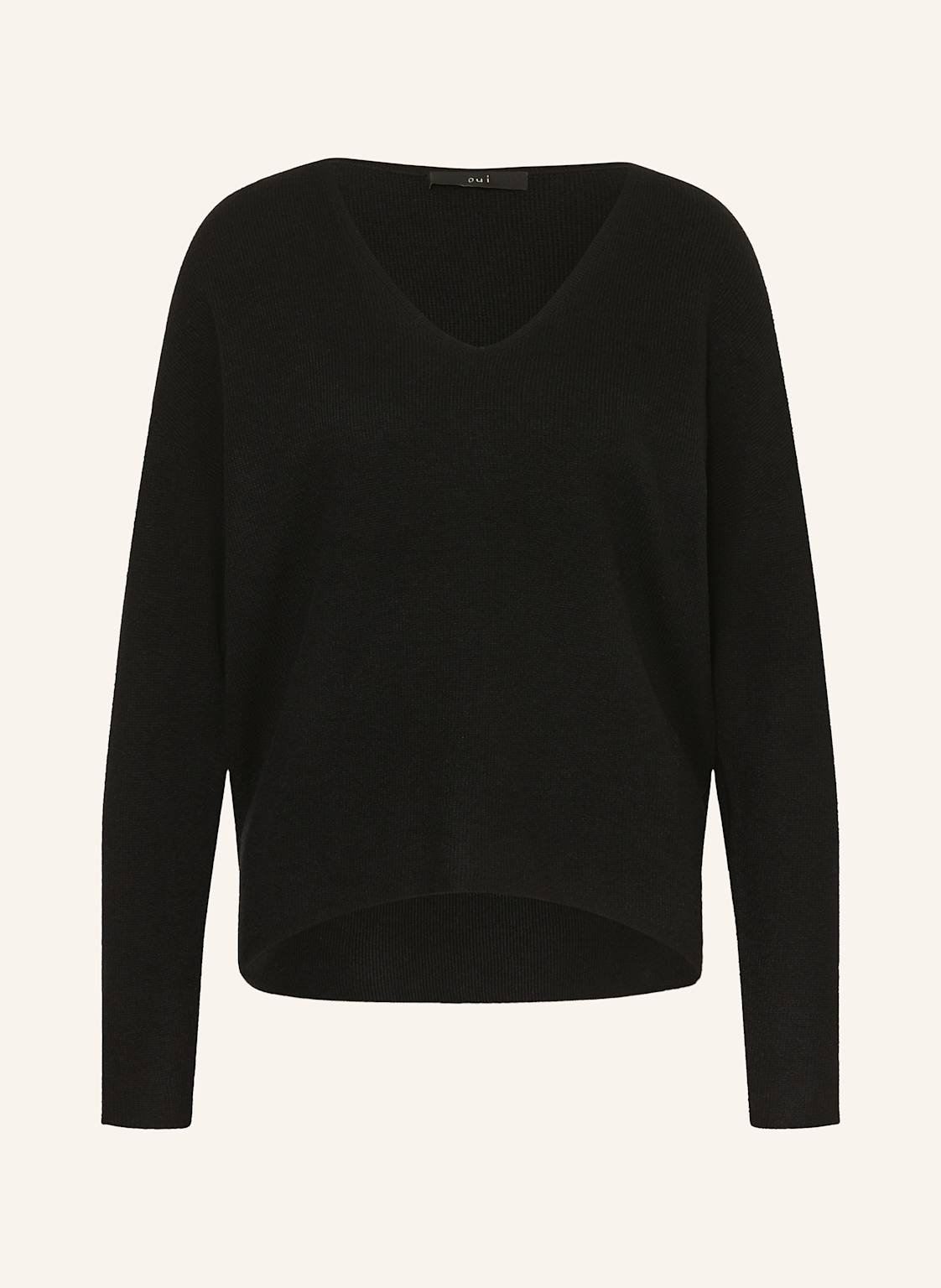 Oui Pullover schwarz von Oui