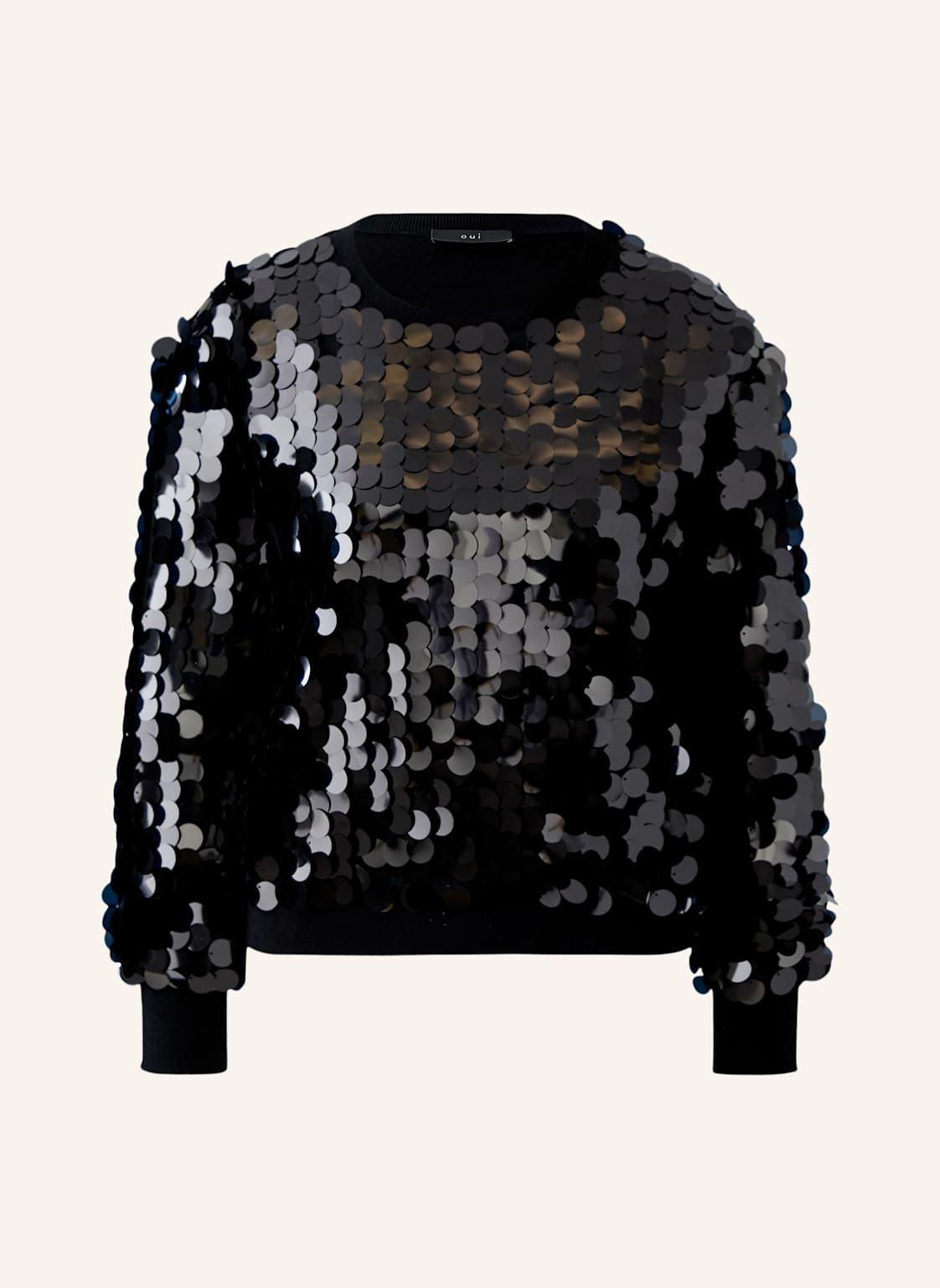 Oui Pullover schwarz von Oui