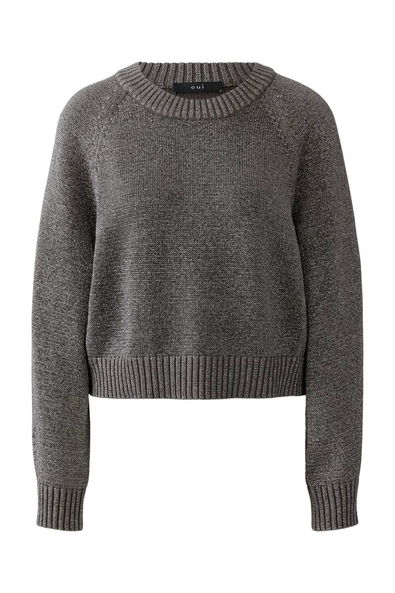 Oui - Pullover taupe - Gr. - 38 von Oui