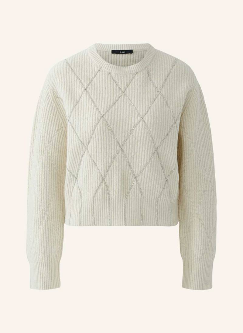 Oui Pullover weiss von Oui