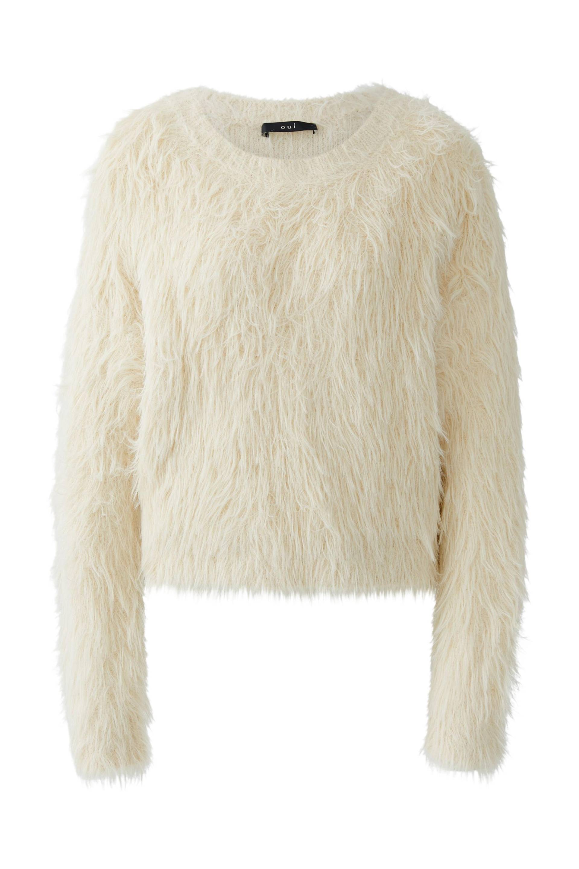 Oui - Pullover whitecap gray - Gr. - 40 von Oui