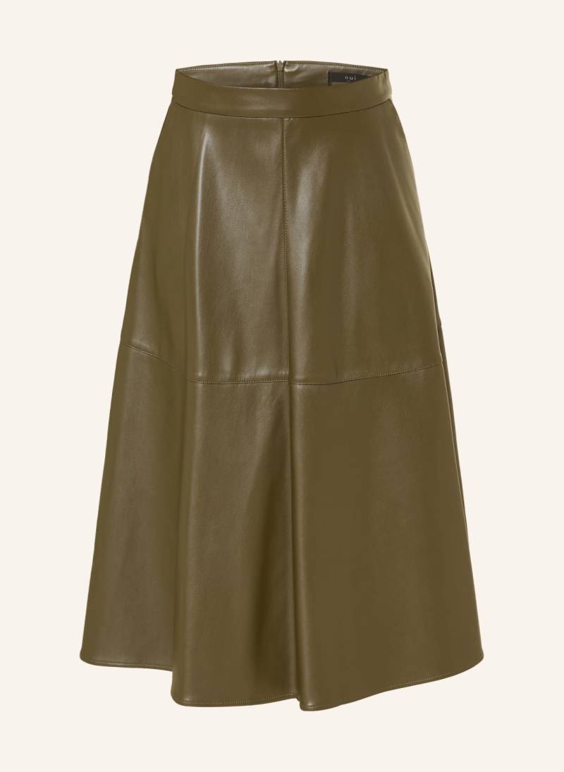 Oui Rock In Lederoptik gruen von Oui