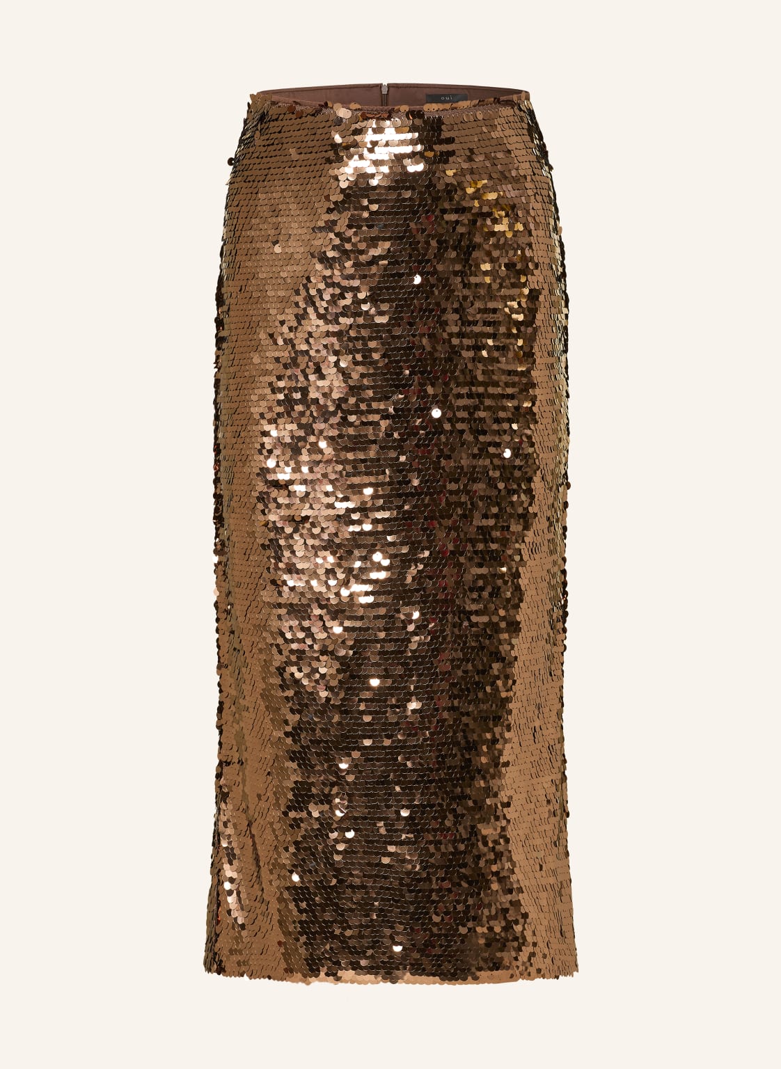 Oui Rock Mit Pailletten braun von Oui
