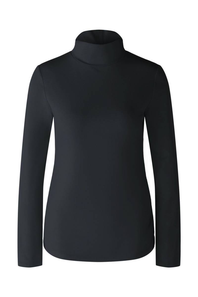 Oui - Rollkragenshirt Baumwoll- Modalmischung black - Gr. - 36 von Oui