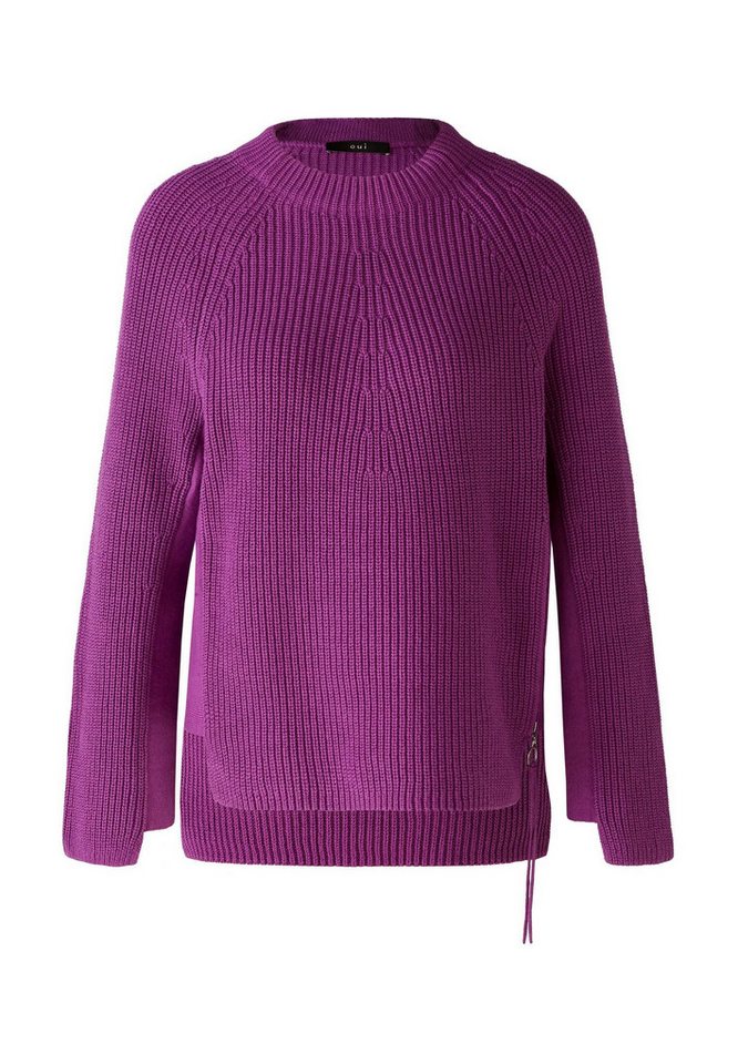 Oui Rundhalspullover Pullover RUBI von Oui