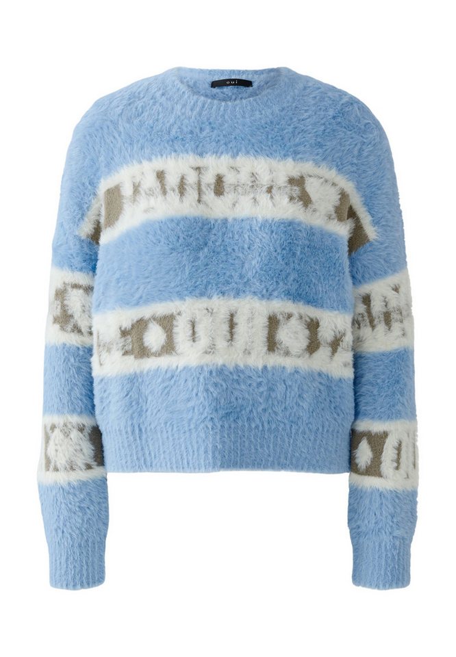 Oui Rundhalspullover Pullover von Oui