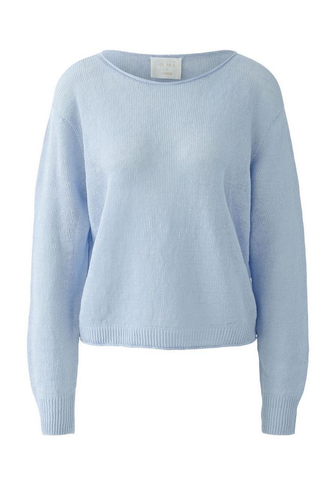 Oui Rundhalspullover Pullover von Oui