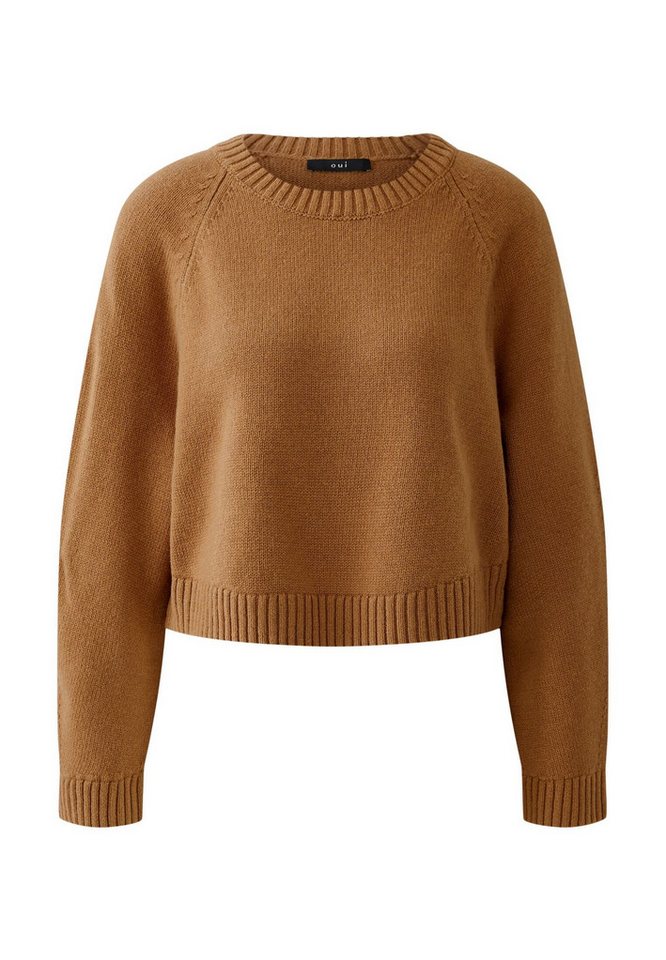 Oui Rundhalspullover Pullover von Oui