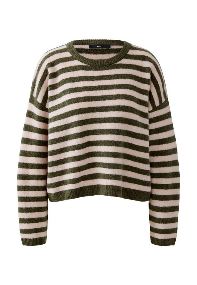 Oui Rundhalspullover Pullover von Oui