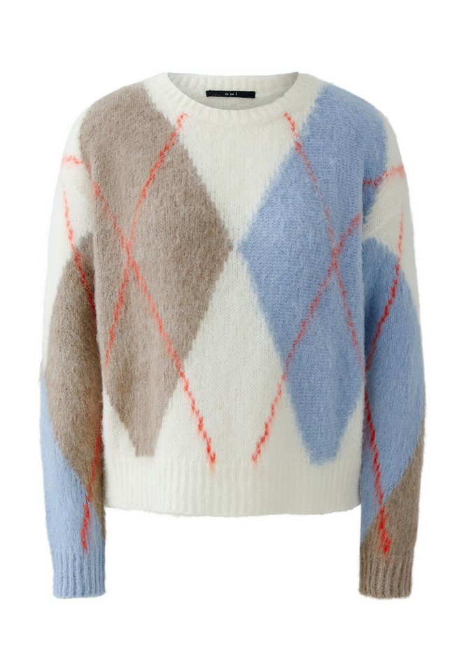 Oui Rundhalspullover Pullover von Oui