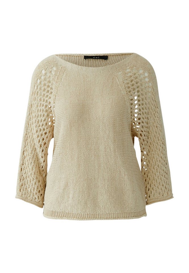 Oui Rundhalspullover von Oui