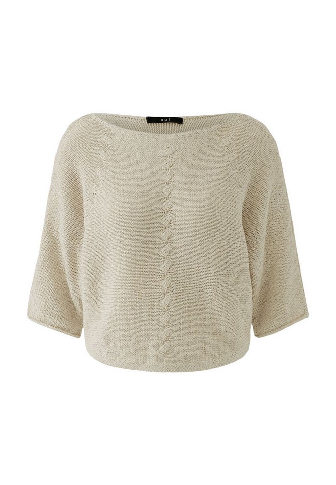 Oui Rundhalspullover von Oui