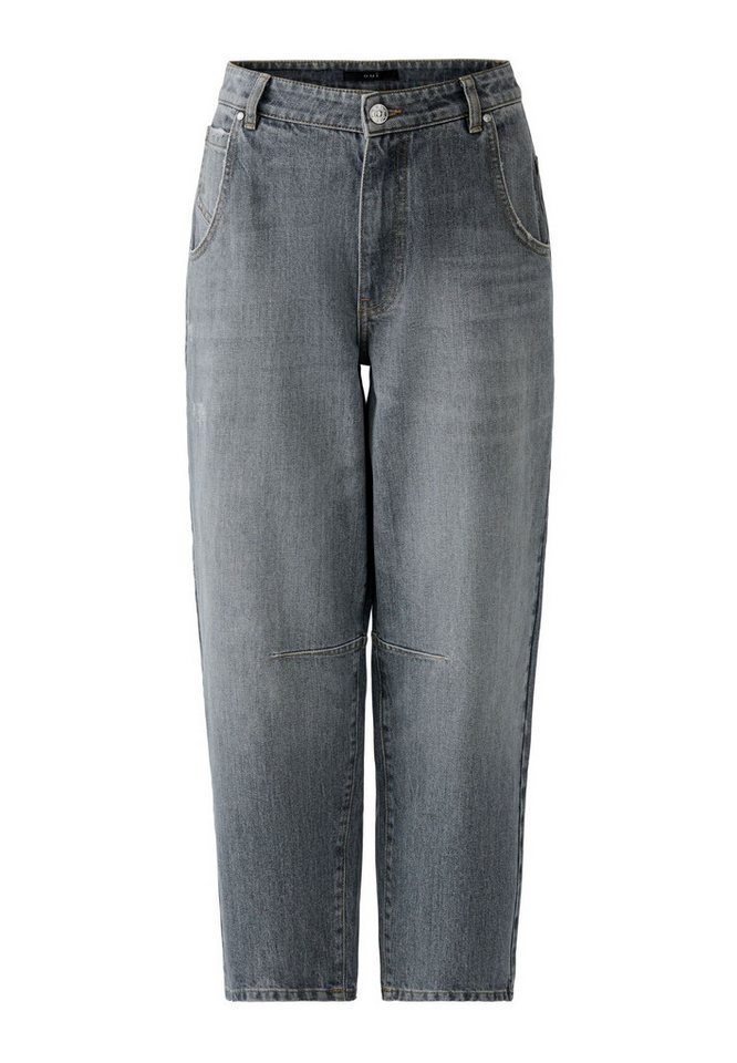 Oui Schlagjeans Jeans Barrel Nieten von Oui