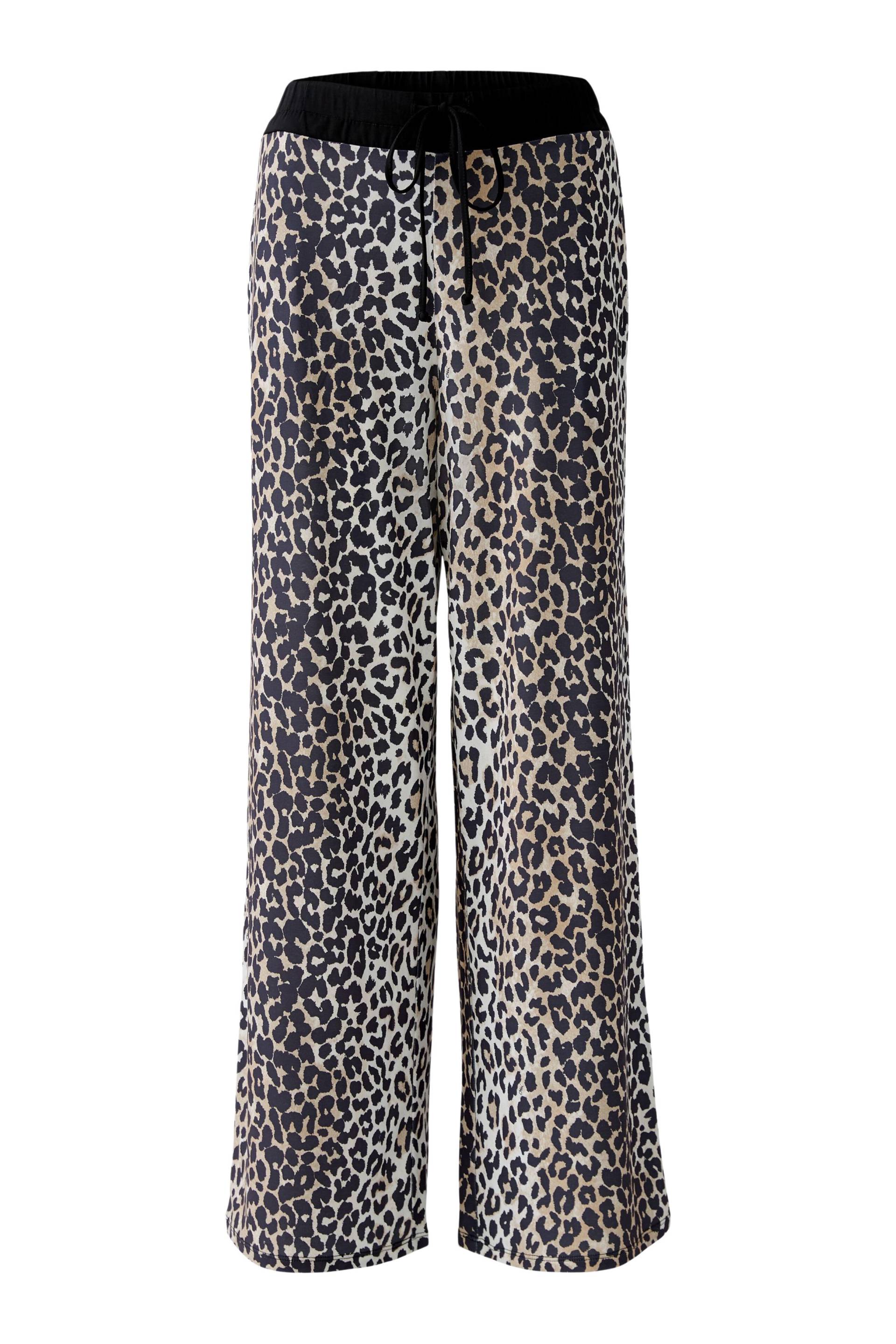 Oui - Schlupfhose Silky Touch Qualität dk camel black - Gr. - 42 von Oui