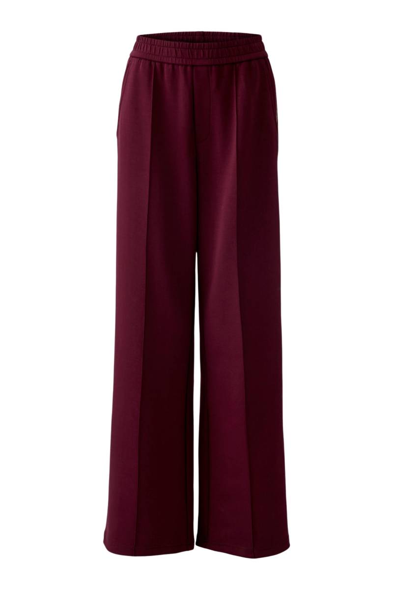 Oui - Schlupfhose dark red white - Gr. - 42 von Oui