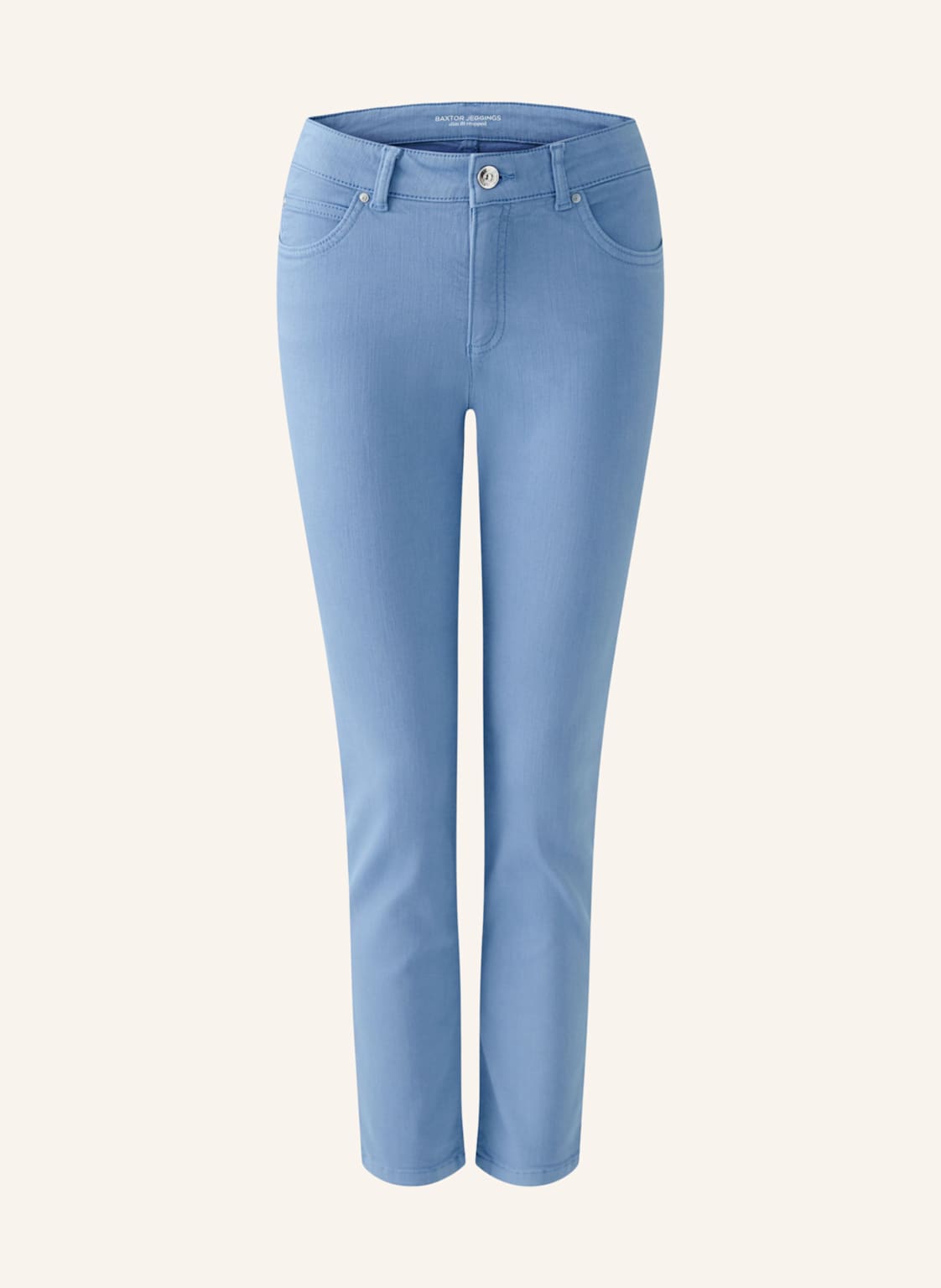 Oui Skinny Jeans Baxtor Cropped blau von Oui