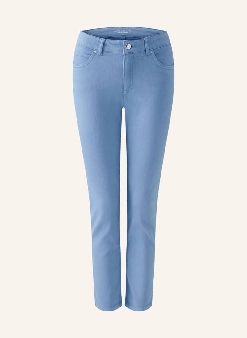 Oui Skinny Jeans Baxtor Cropped blau von Oui