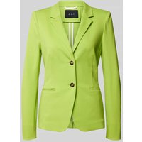 Oui Slim Fit Blazer mit Paspeltaschen in Gruen, Größe 38 von Oui