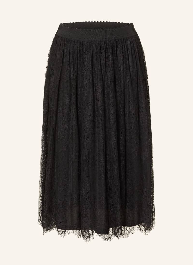 Oui Spitzenrock schwarz von Oui