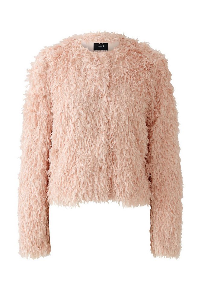 Oui Strickjacke Jacke mit Jerseyfutter von Oui