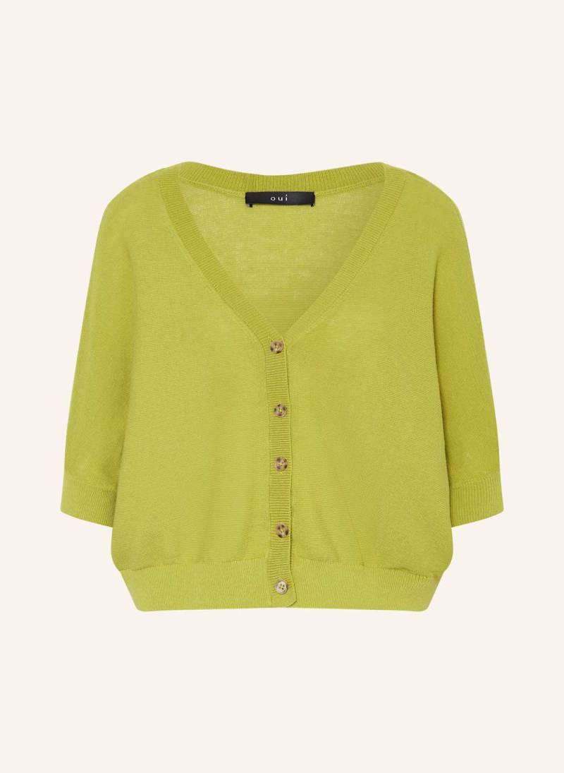 Oui Strickjacke gruen von Oui