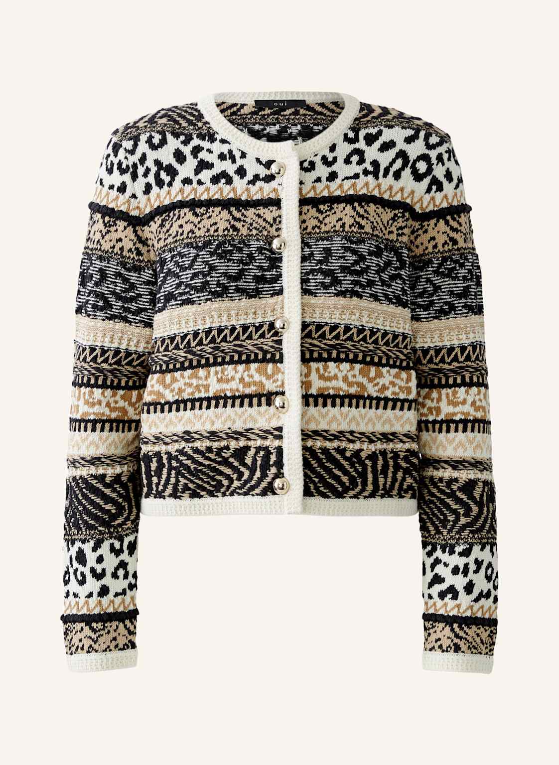 Oui Strickjacke weiss Oui Strickjacke weiss von Oui