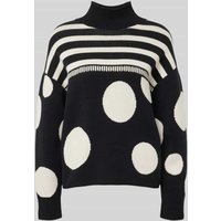 Oui Strickpullover mit Turtleneck in Black, Größe 34 Oui Strickpullover mit Turtleneck in Black, Größe 34 von Oui