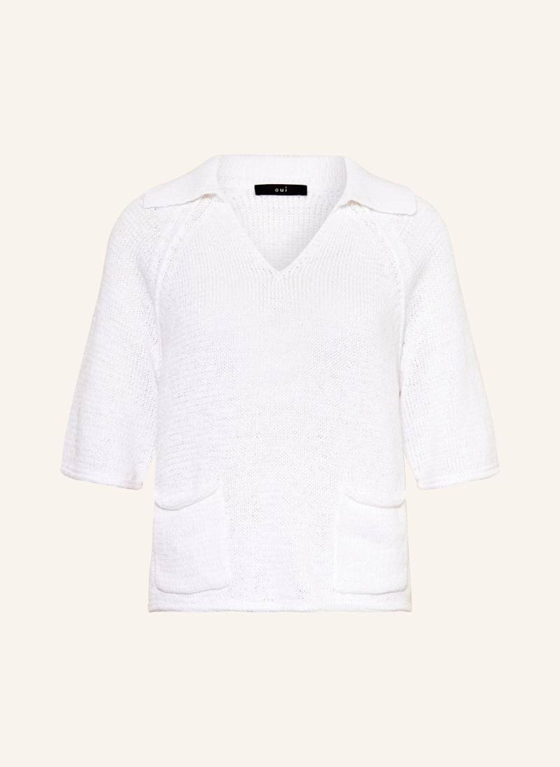 Oui Strickshirt weiss von Oui