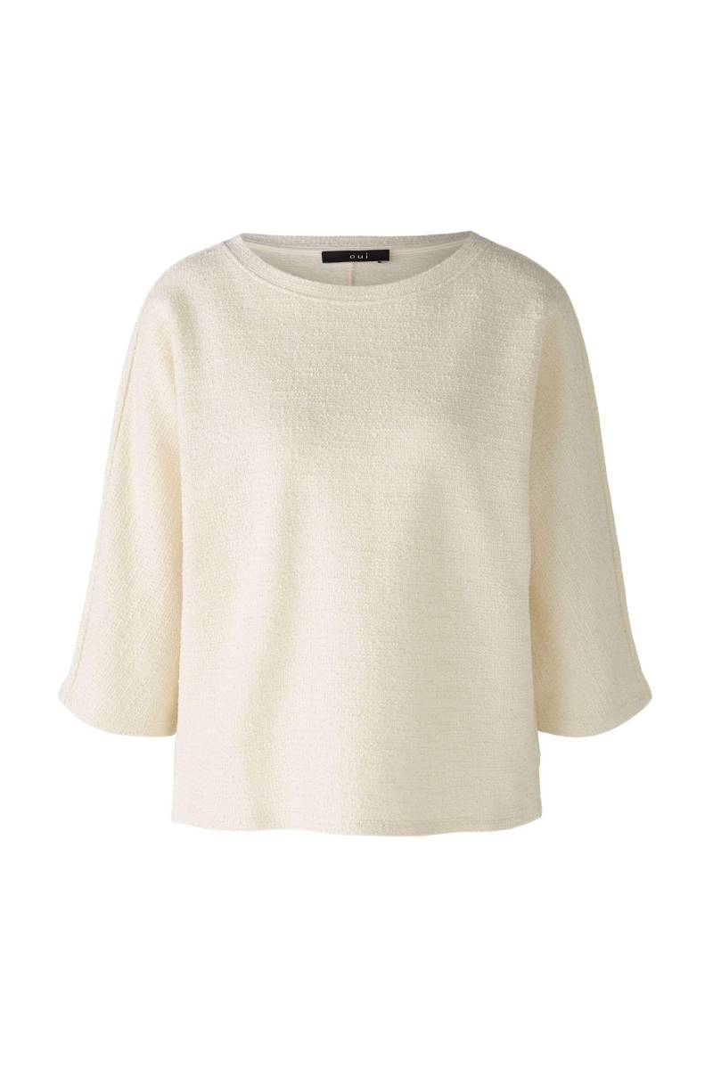 Oui - Sweat Shirt whitecap gray - Gr. - 42 von Oui