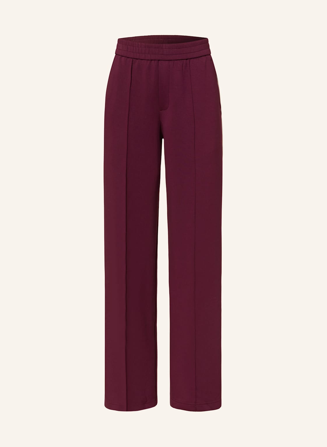 Oui Sweatpants Mit Galonstreifen rot von Oui